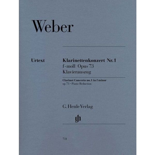 Henle Verlag Weber Clarinet Concerto No.1