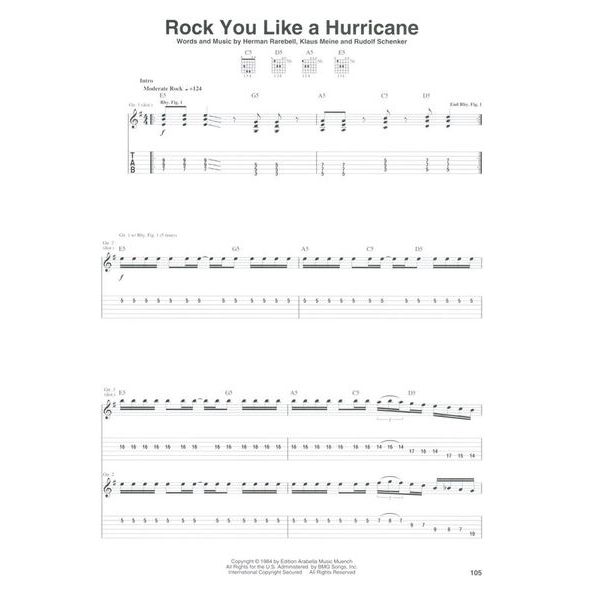 Hal Leonard Best Of Scorpions