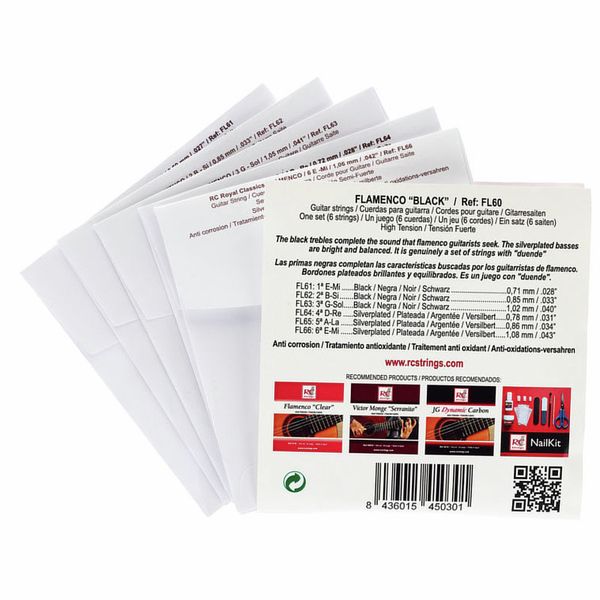 RC Strings Flamenco Black - FL60