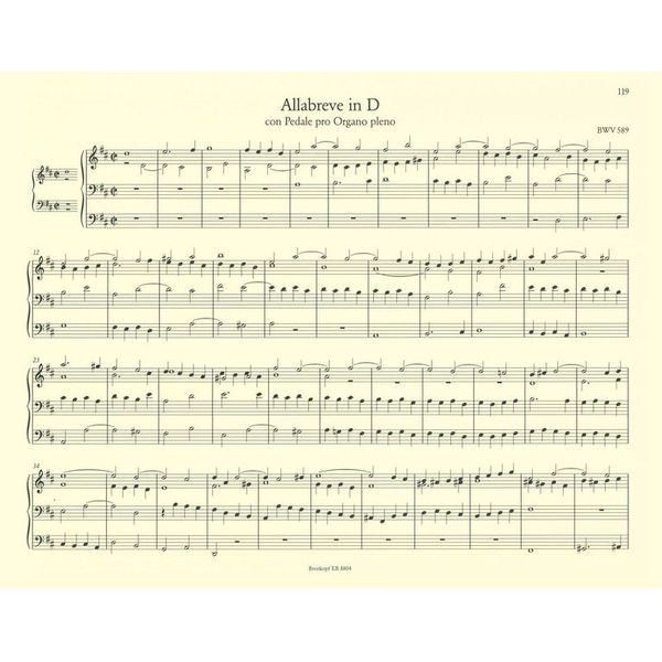 Breitkopf & Hrtel Bach Smtliche Orgelwerke 4