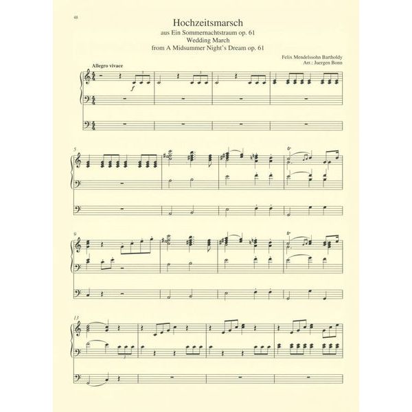 Brenreiter Orgelmusik zu Trauungen