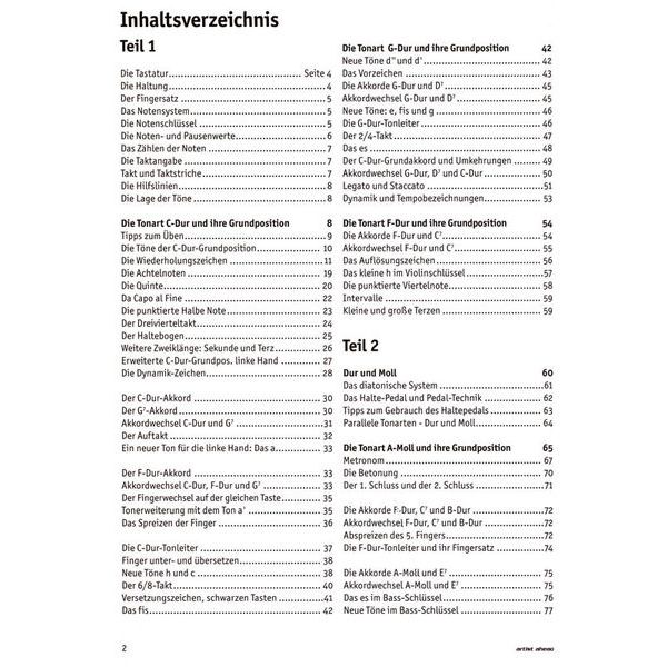 Artist Ahead Musikverlag Meine erste Klavierschule!