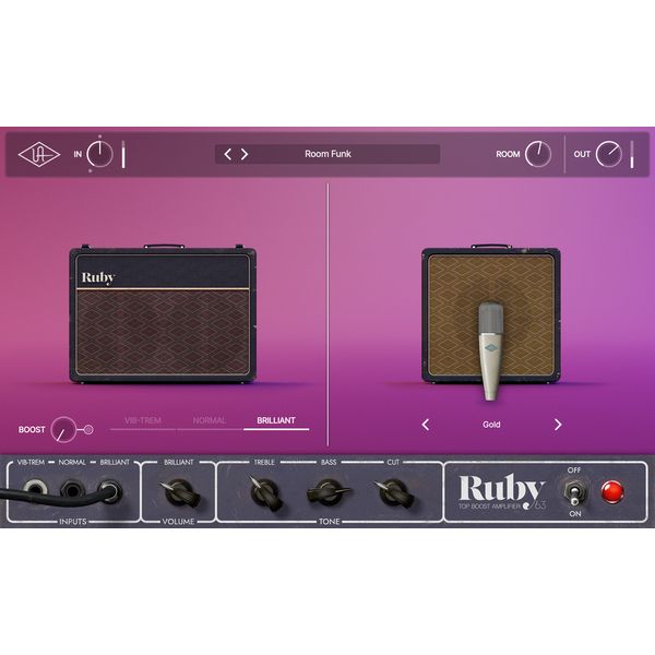 Universal Audio UAD Ruby '63 Top Boost Amp
