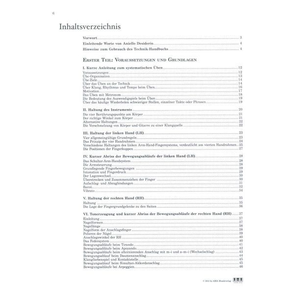 AMA Verlag Technik Moderne Konzertgitarre