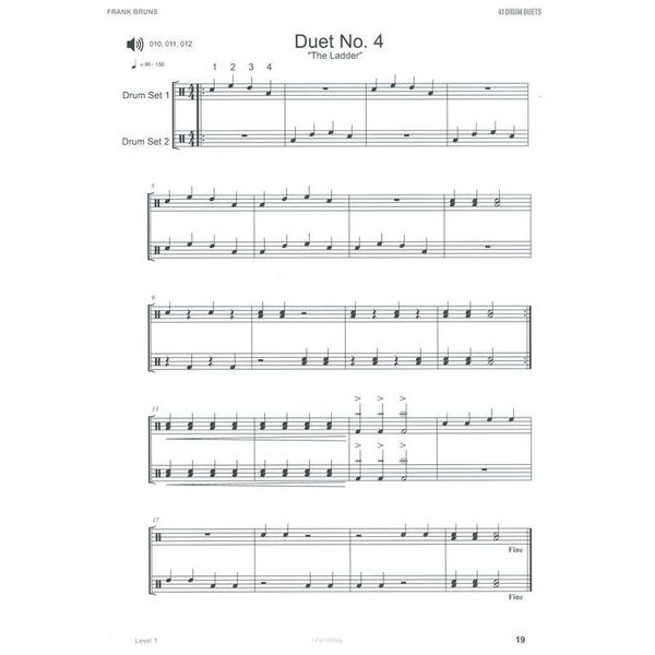 Leu Verlag 41 Drum Duets