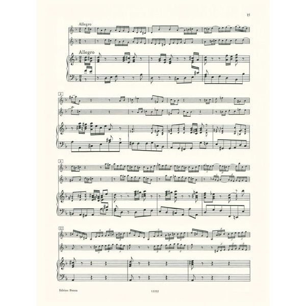 Edition Peters Bach Konzert für zwei Violinen