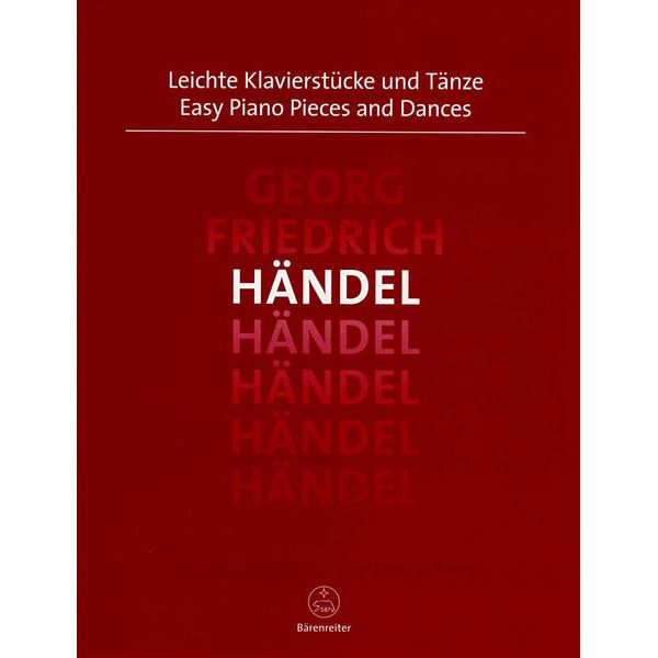 Brenreiter Hndel Leichte Klavierstücke