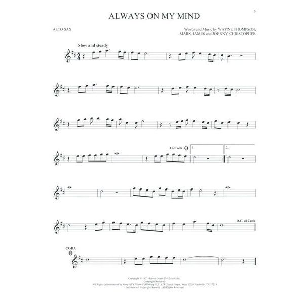 Hal Leonard 101 Beautiful Songs A-Sax