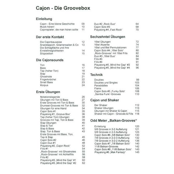 Coda Music Cajon Die Groovebox