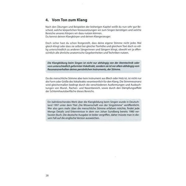 Voggenreiter Voice Basics