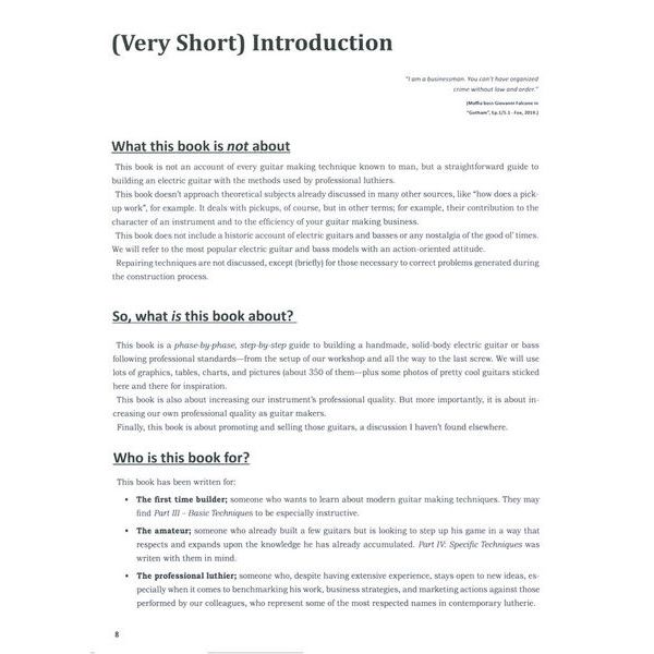 Leonardo Lospennato Electric Guitar & Bass Making