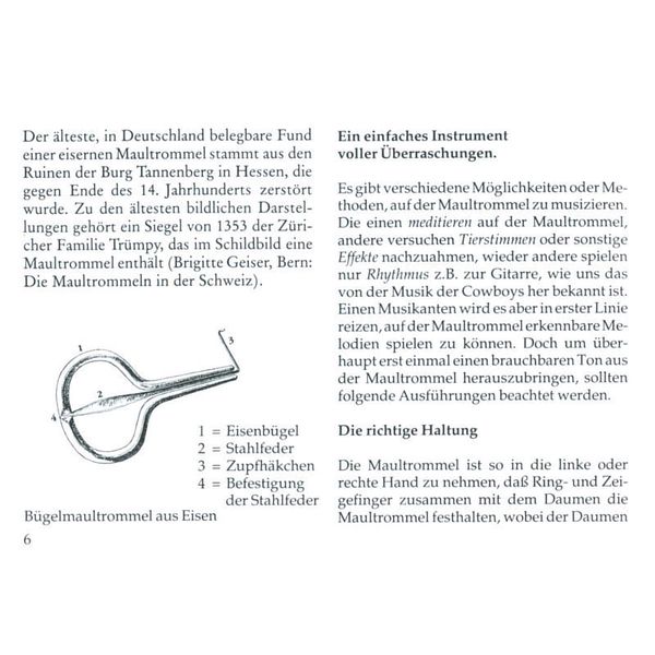 Musikverlag Preissler Musizieren auf der Maultrommel