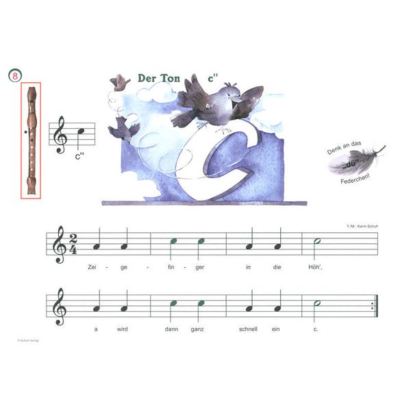 Schuh Verlag Der Blockflötenspatz 1