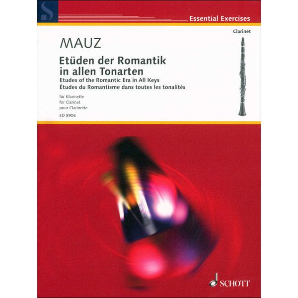 Schott Etüden der Romantik Clarinet