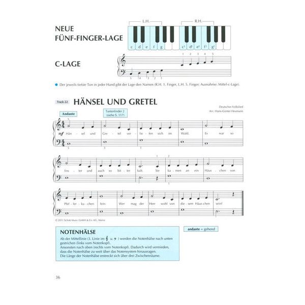 Schott Klavier Spielen Hobby 1