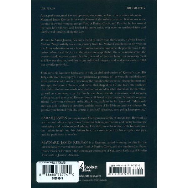 Backbeat Books A Perfect Union of Contrary