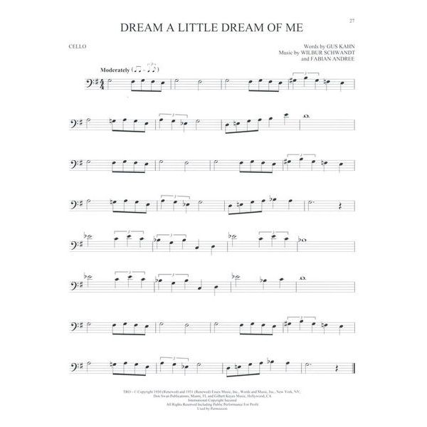 Hal Leonard 101 Beautiful Songs Cello