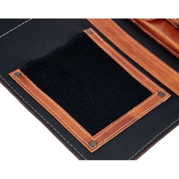 Zultan Leather Stick Bag Tan Brown