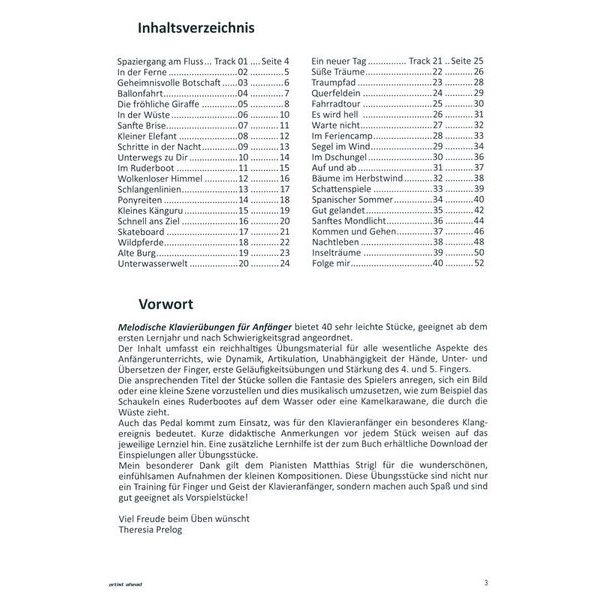 Artist Ahead Musikverlag Melodische Klavierübungen