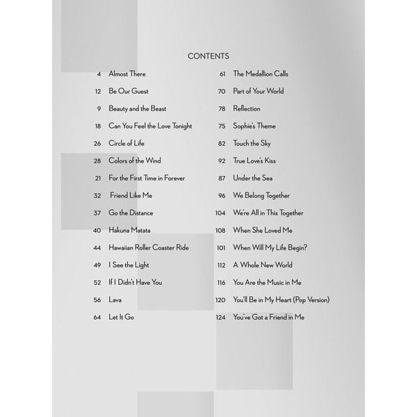 Hal Leonard Contemporary Disney Easy Guit