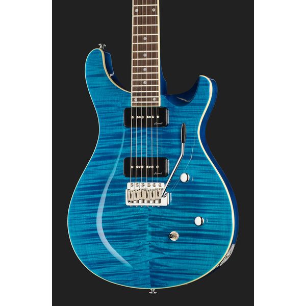 Harley Benton CST-24T P90 Ocean Flame Bundle