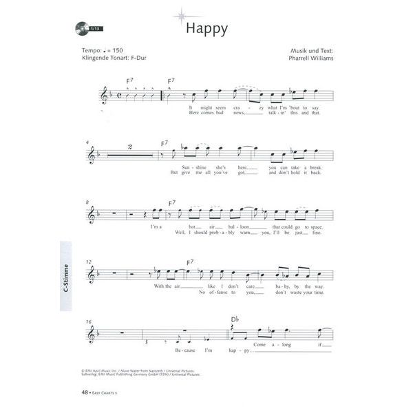 Music Factory Easy Charts Play-Along 5