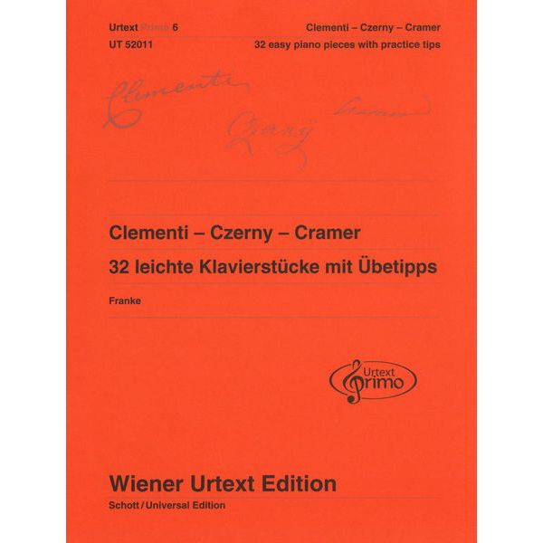 Wiener Urtext Edition Clementi �Czerny �Cramer
