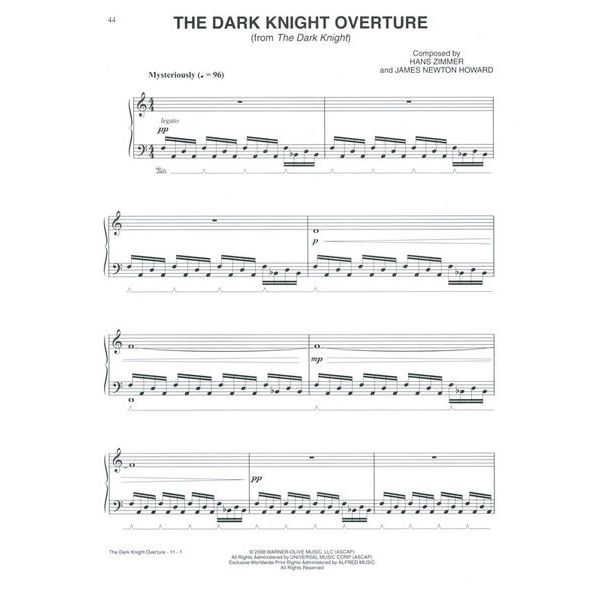 Alfred Music Publishing Hans Zimmer Collection