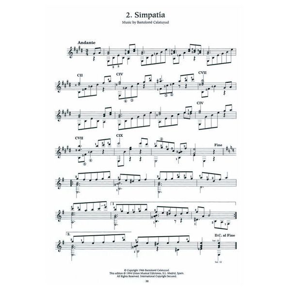 Music Sales Calatayud Guitar Music
