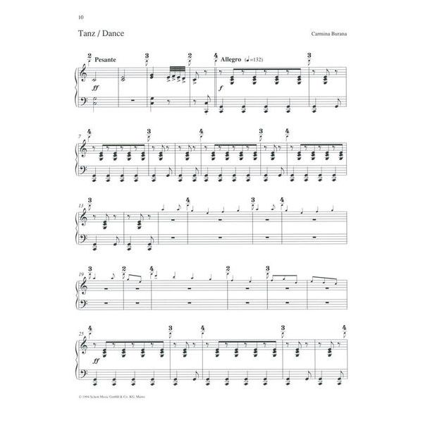 Schott Orff-Klavierbuch vierhndig