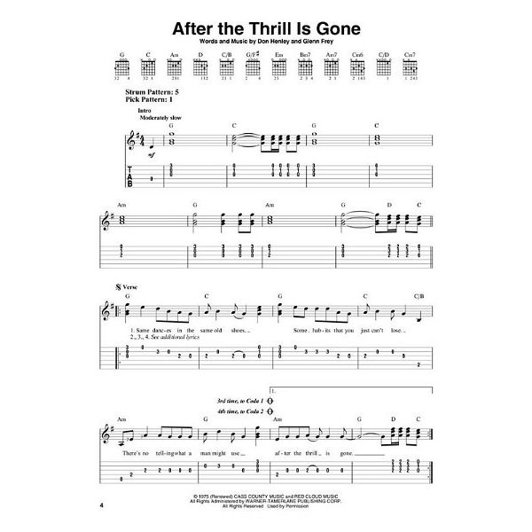 Hal Leonard The Best Of Eagles For Guitar