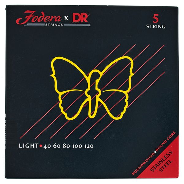 Fodera x DR 5-String Set Light Steel