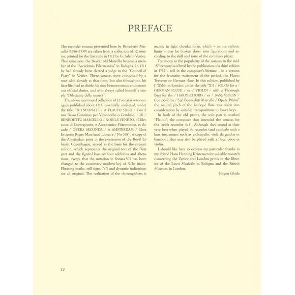 Brenreiter Marcello Sonaten 2