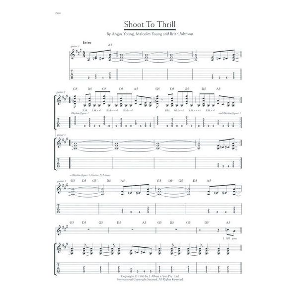 Wise Publications AC/DC Definitive Songbook