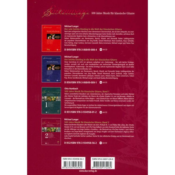 Edition Dux Saitenwege 2