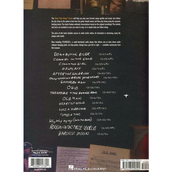 Hal Leonard Guitar Play-Along Neil Young