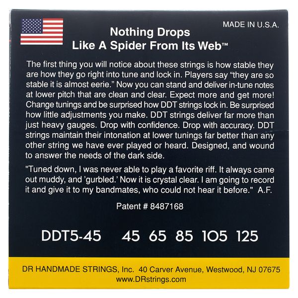 DR Strings Drop-Down Tuning DDT5-45