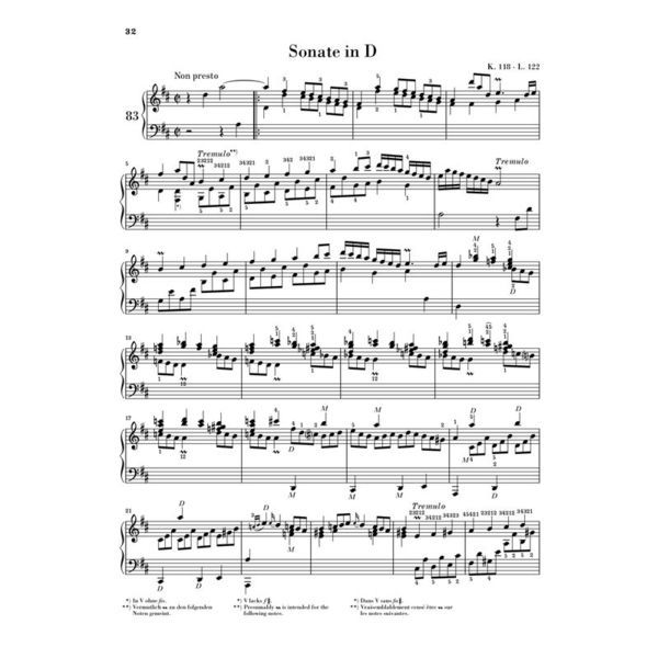 Henle Verlag Scarlatti Klaviersonaten IV