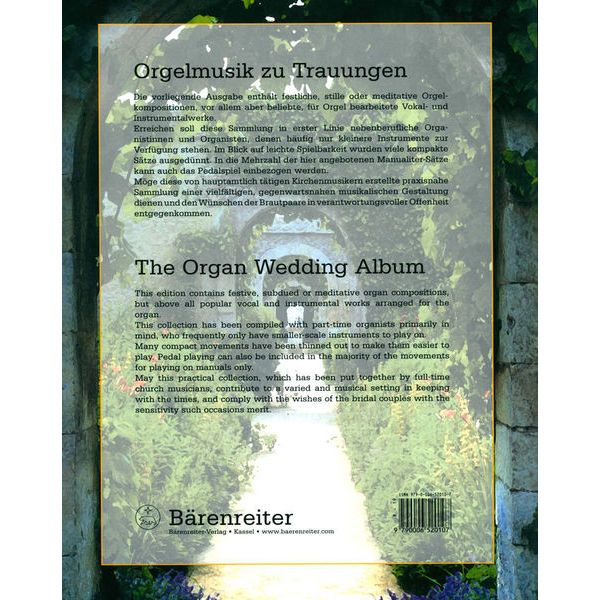 Brenreiter Orgelmusik zu Trauungen