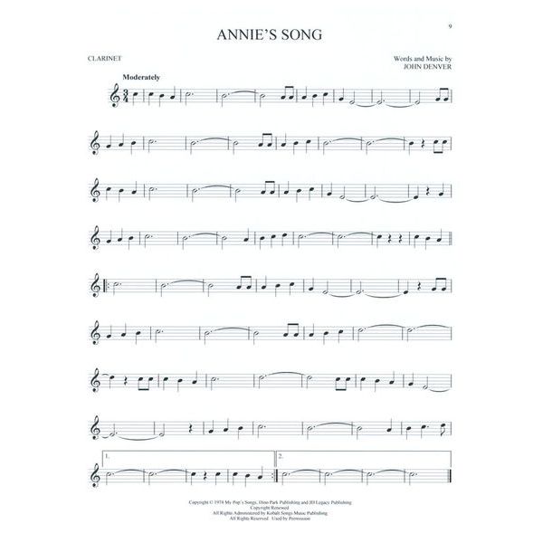 Hal Leonard 101 Beautiful Songs Clarinet