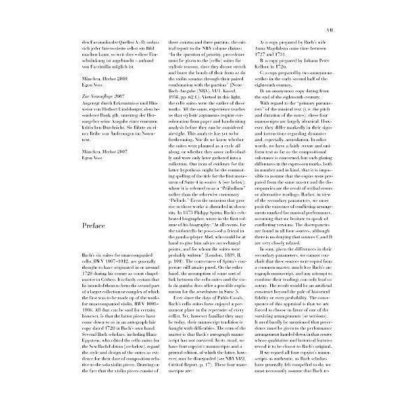 Henle Verlag Bach Sechs Suiten BWV1007-1012