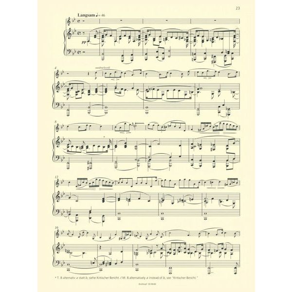 Breitkopf & Hrtel Schumann Violinkonzert d-moll