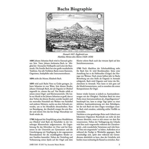 Acoustic Music Books 40 Masterworks J.S.Bach