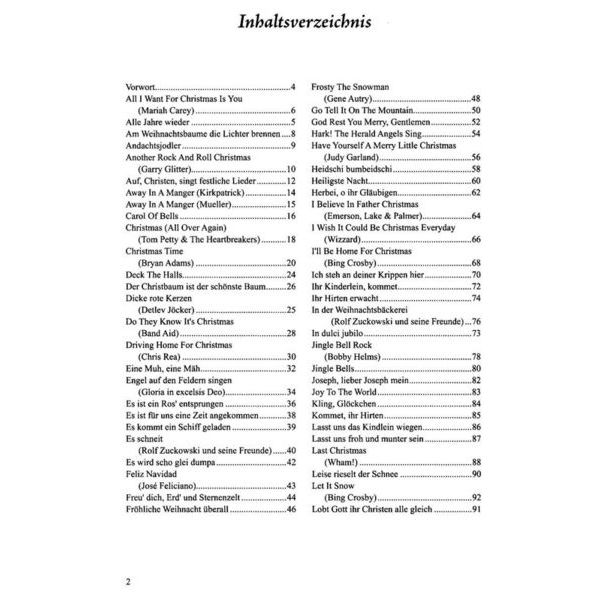 Schott Weihnachtslieder Gitarre XXL