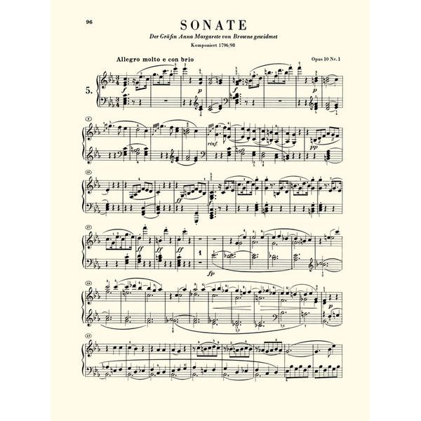 Henle Verlag Beethoven Klaviersonaten 1