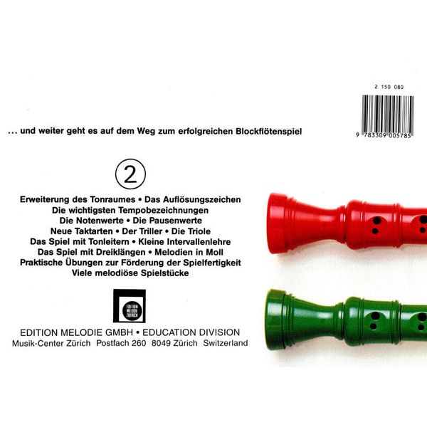 Edition Melodie Blockflöten-ABC 1