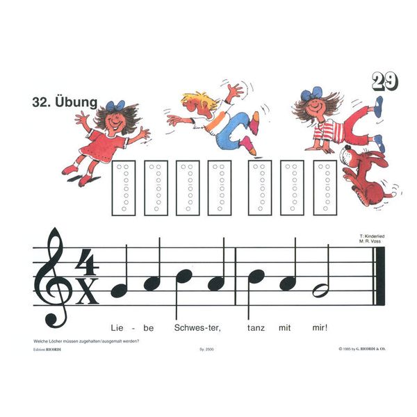 Ricordi Lustige Blockflöte 1 Deutsch