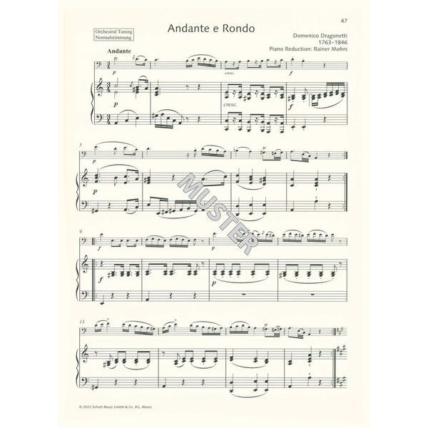 Schott Best Of Double Bass Classics