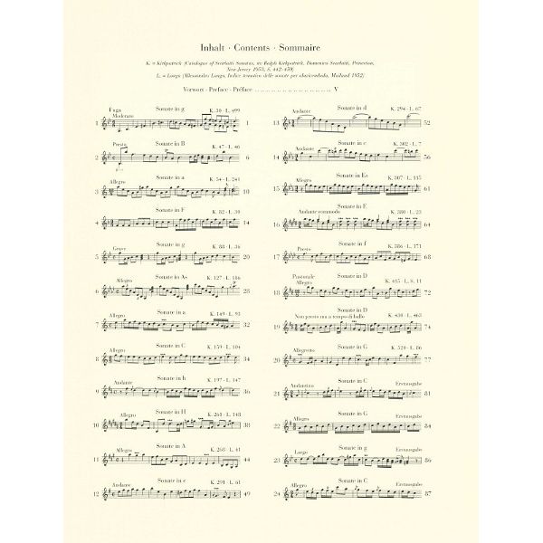 Henle Verlag Scarlatti Klaviersonaten I