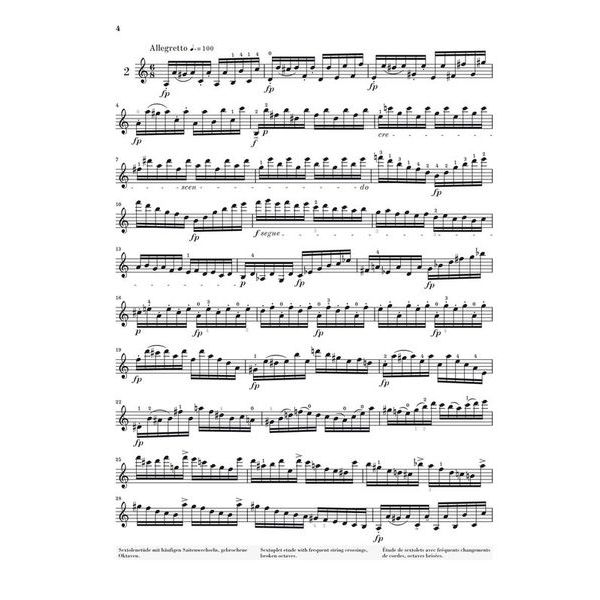 Henle Verlag Rode 24 Caprices Violin